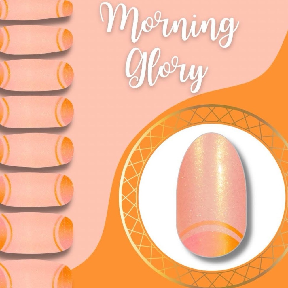 Morning Glory: Color Street Nail Polish Strips
